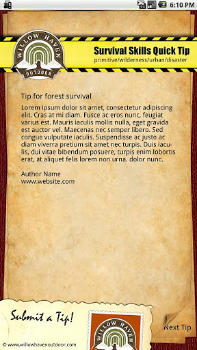 Daily Survival Tip截图3