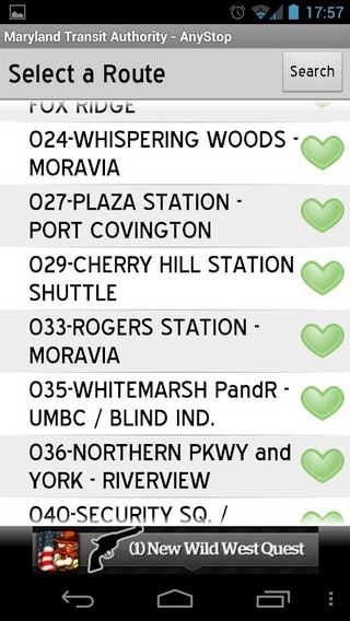Maryland Transit Authority - AnyStop截图1