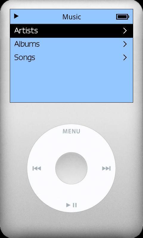 仿iPod音乐播放器截图1