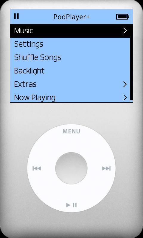 仿iPod音乐播放器截图3