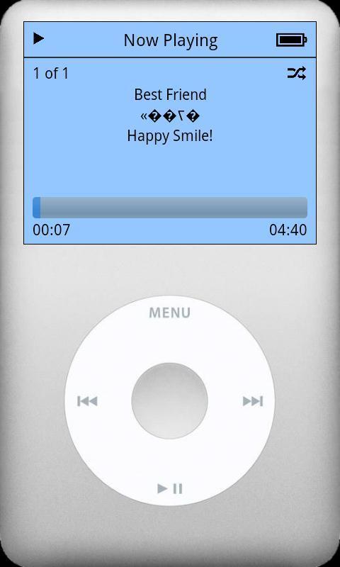 仿iPod音乐播放器截图5