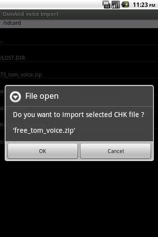 OsmAnd声控插件 OsmAnd Voice Import截图2