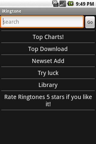 Ringtone Search 铃声搜索截图1