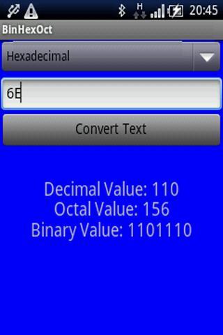 进制转换 BinHexOct截图1