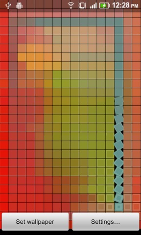 迷幻方格动态壁纸截图1