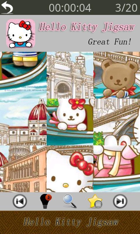 Hello Kitty 高清拼图(Hello Kitty Jigsaw)截图2