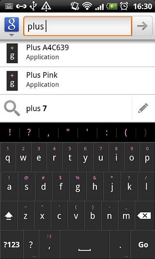 Plus Pink - HD Keyboard Skin截图2