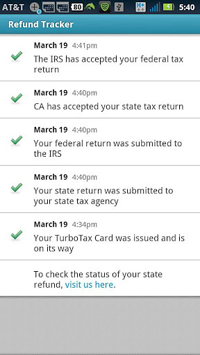 TurboTax Card Mobile截图2