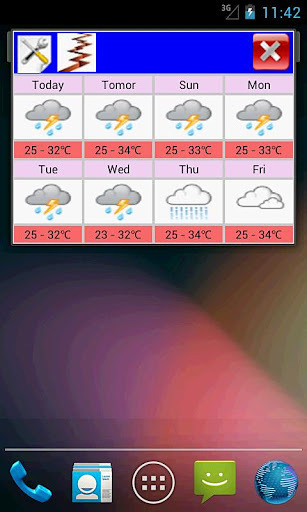 Philippines Weather Widget截图3