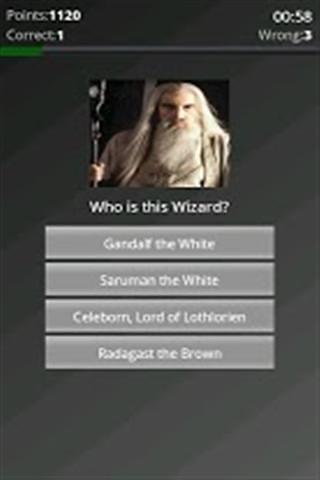 Lord of the Rings Quiz截图1