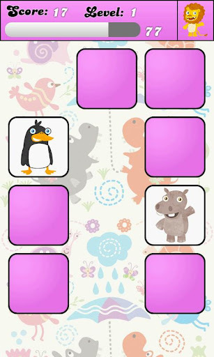 为孩子们的记忆游戏：动物 +截图2