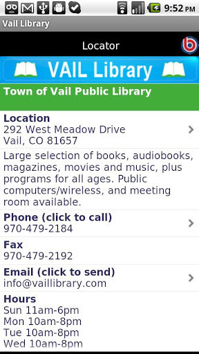 Vail Public Library截图4