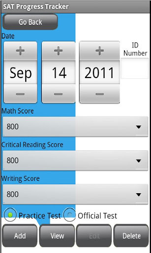 SAT Progress Tracker截图1