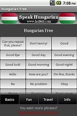 Speak Hungarian Free截图1