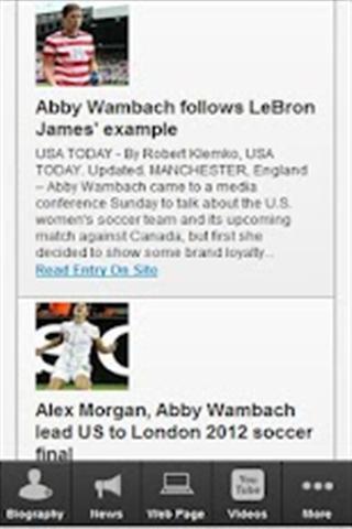 ABBY WAMBACH UNVEILED截图2