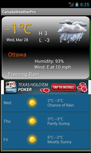 Pro Canada Weather截图1