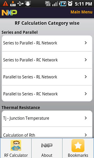 NXP RF Calc截图1