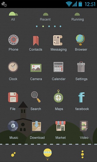 Town GO Launcher Theme截图3