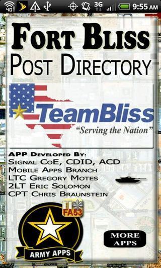 Fort Bliss Post Directory截图1