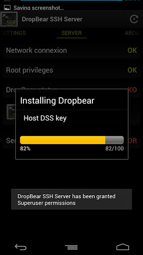 DropBear SSH Server截图2