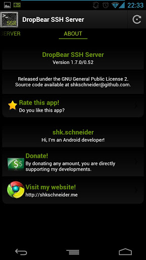 DropBear SSH Server截图6