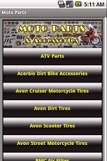 MOTORCYCLE PARTS & Accessories截图1