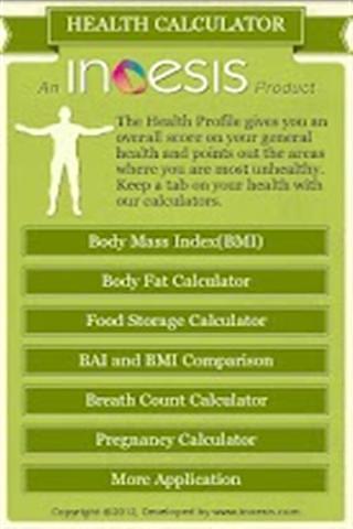 Diet Plus-Multiple Health Calc截图1