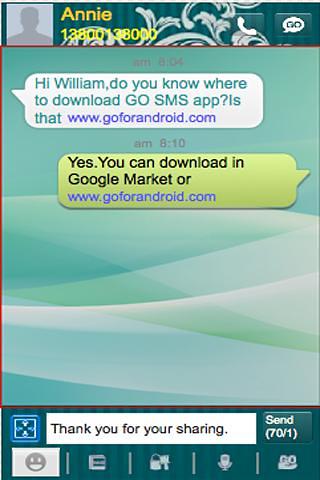 GOSMS Template Theme截图2