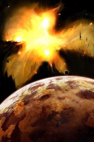 3D Planets Wallpaper截图2