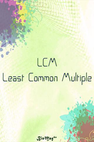 LCM Least Common Multiple截图3