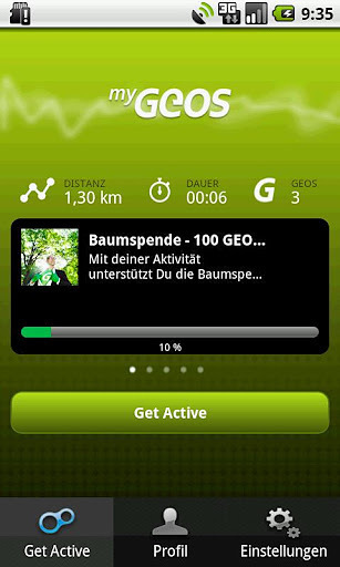 myGEOS Activity Tracker截图1