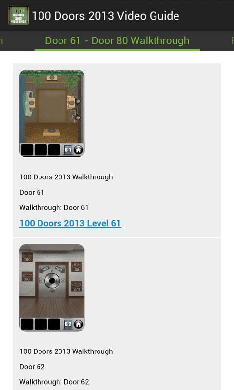 100 Doors  Video Guide2013截图1