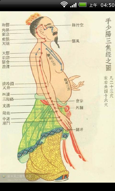 道家古典经络全息图彩色高清版截图4