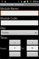 Module Timetable截图1