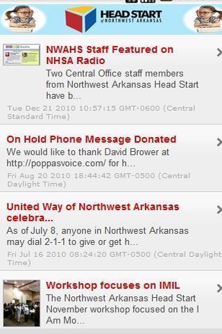 Northwest Arkansas Head Start截图2