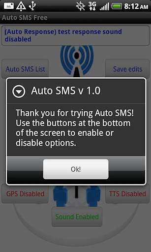 Auto SMS Free截图1