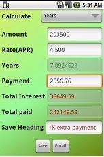 Mortgage calculator.截图1