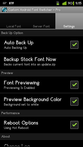 Custom Android Font Switcher截图3