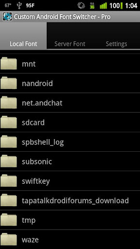 Custom Android Font Switcher截图4