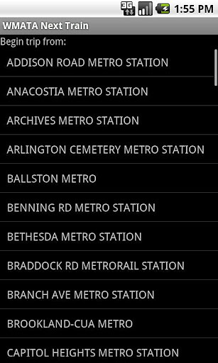 Railinator for WMATA截图1