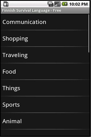Finnish Survival Language Lite截图2