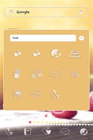 甜美的浆果爱dodol主题截图3
