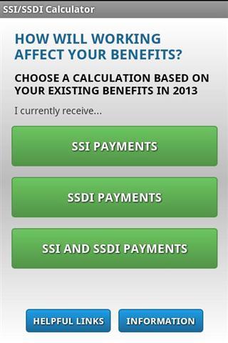 SSI/ SSDI残疾计算器截图2