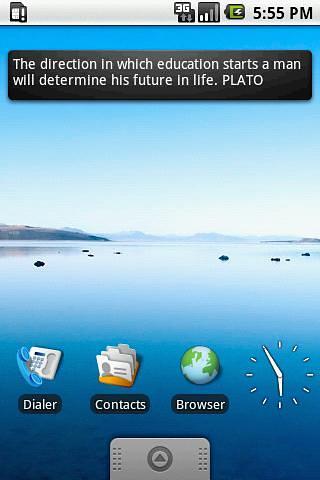 Plato Quotes Widget 4x1截图1