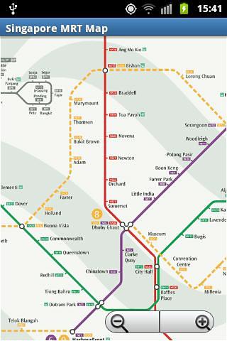 Singapore MRT Map截图2