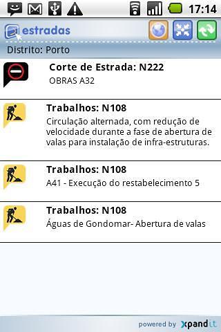 Estradas.pt - Vers&atilde;o Android截图1