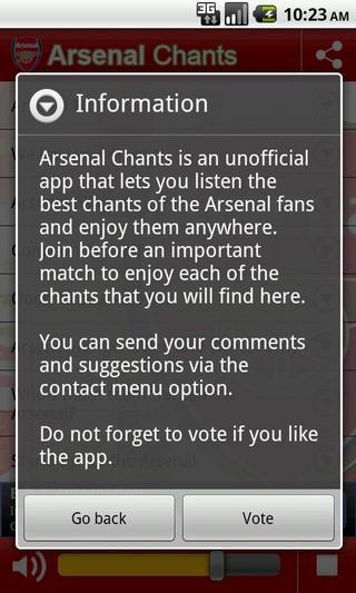 Arsenal Chants截图4