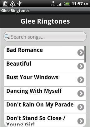 Glee Ringtones截图2