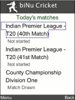 biNu Cricket 3.2.4截图3