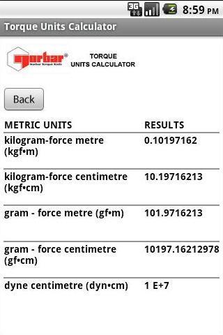 Torque Units Calculator截图1